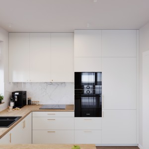 Biała, ponadczasowa kuchnia